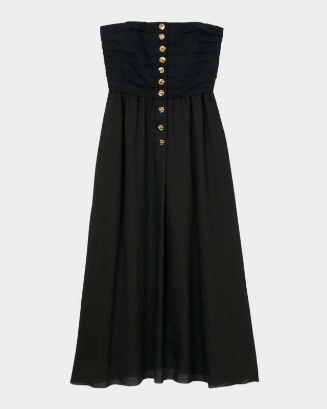 Nazareth Strapless Midi Dress